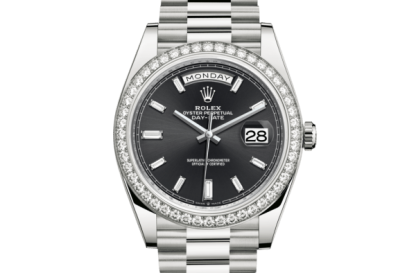 Replica Rolex Day-Date 40 Oyster 40 mm white gold and diamonds 228349RBR