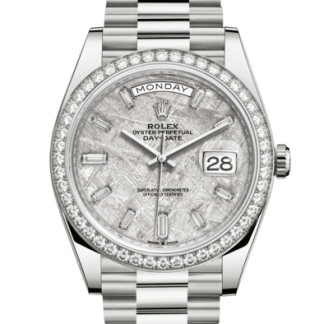 Replica Rolex Day-Date 40 Oyster 40 mm white gold and diamonds 228349RBR
