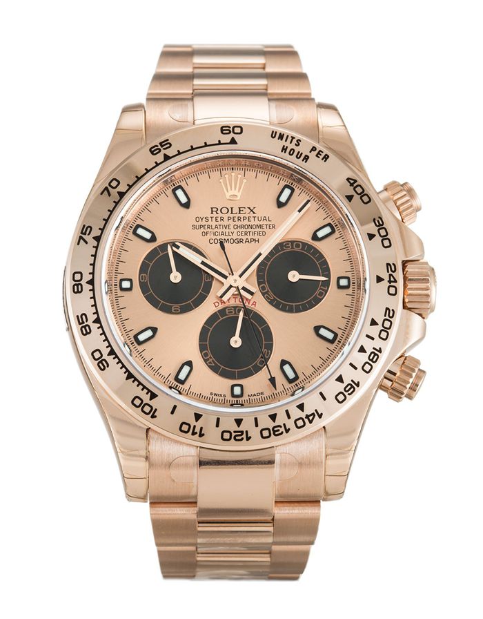 Replica Rolex Daytona Rose Dial 116505