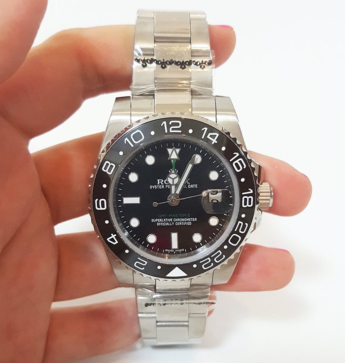 Replica Rolex GMT Master II Black 116710 - Image 6