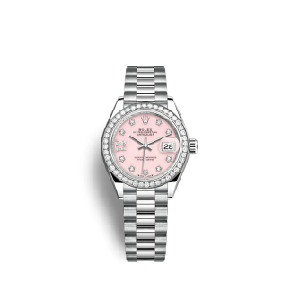 Replica Rolex Lady-Datejust 279139RBR 28mm Pink opal