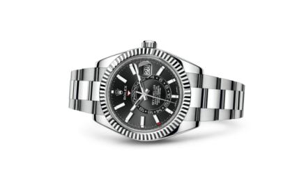 Replica Rolex Sky-Dweller Oyster 42 mm Oystersteel and white gold 326934 - Image 2