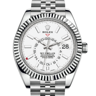 Replica Rolex Sky-Dweller Oyster 42 mm Oystersteel and white gold 326934