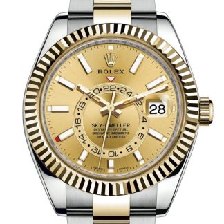 Replica Rolex Sky-Dweller Oyster 42 mm Oystersteel and yellow gold 326933