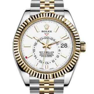 Replica Rolex Sky-Dweller Oyster 42 mm Oystersteel and yellow gold 326933