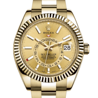 Replica Rolex Sky-Dweller Oyster 42 mm yellow gold 326938