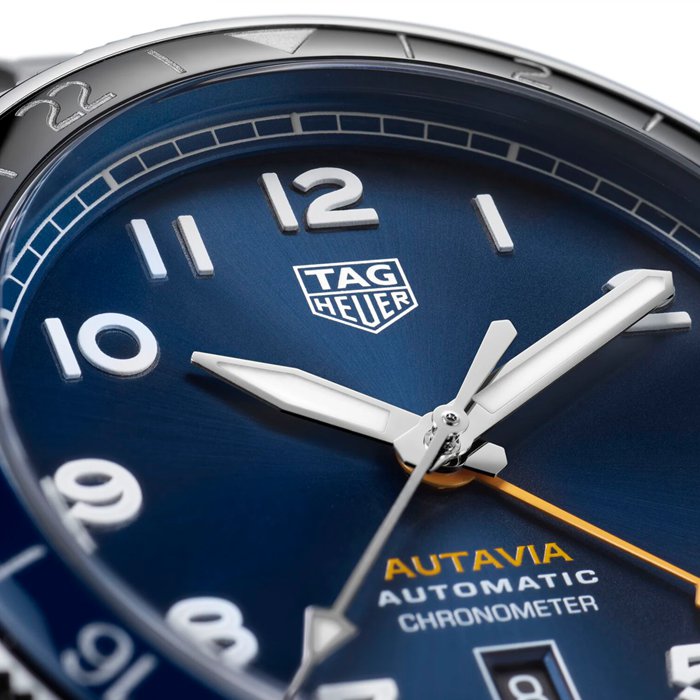 TAG Heuer AUTAVIA 60th Anniversary GMT 3 Hands 42mm WBE511A.BA0650 - Image 4