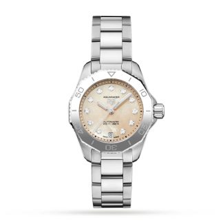 TAG Heuer Aquaracer Professional 200 30mm Ladies Watch Caramel WBP2417.BA0622