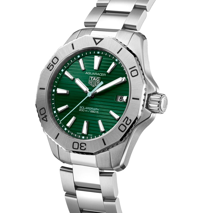 TAG Heuer Aquaracer Professional 200 Solargraph 40mm Mens Watch Green WBP1115.BA0000 - Image 2