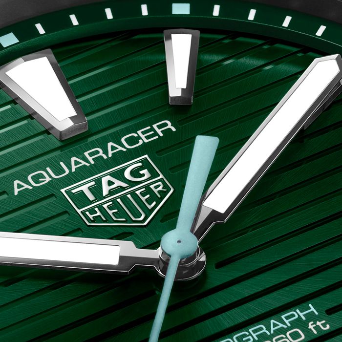 TAG Heuer Aquaracer Professional 200 Solargraph 40mm Mens Watch Green WBP1115.BA0000 - Image 3