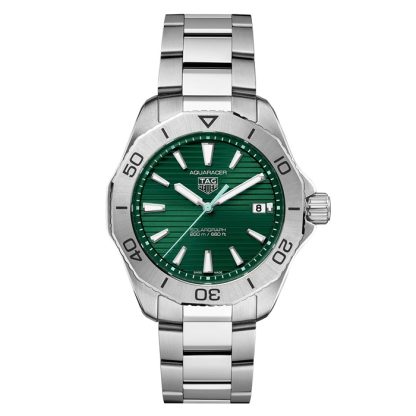 TAG Heuer Aquaracer Professional 200 Solargraph 40mm Mens Watch Green WBP1115.BA0000