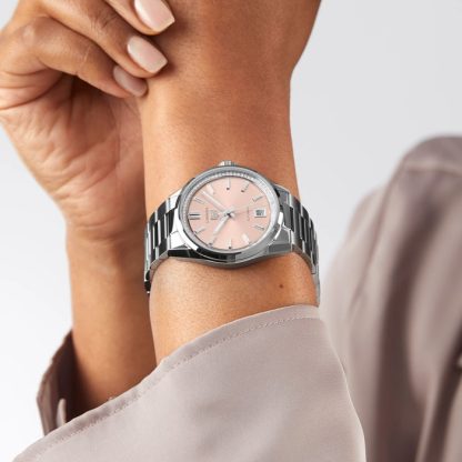 TAG Heuer Carrera 36mm Ladies Watch Diamonds Pink WBN231A.BA0001 - Image 5