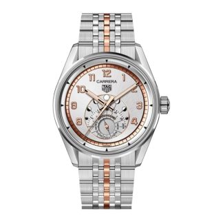 TAG Heuer Carrera Astronomer 39mm Mens Watch Silver WBX2111.BD0002