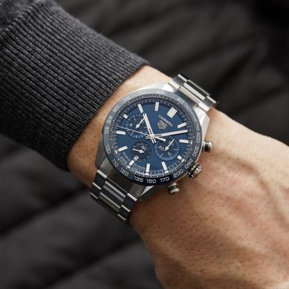 TAG Heuer Carrera Automatic Chronograph 44mm Mens Watch CBN2A1A.BA0643 - Image 5