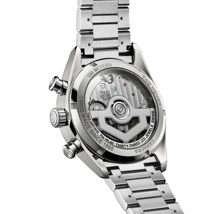 TAG Heuer Carrera Chronograph 39mm Mens Watch Silver CBS2216.BA0041 - Image 5