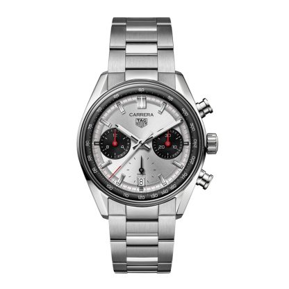 TAG Heuer Carrera Chronograph 39mm Mens Watch Silver CBS2216.BA0041