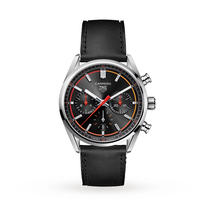 TAG Heuer Carrera Chronograph 42mm Mens Watch Black CBN201C.FC6542