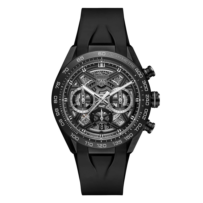 TAG Heuer Carrera Chronograph Extreme Sport 44mm Mens Watch Black CBU2080.FT6272