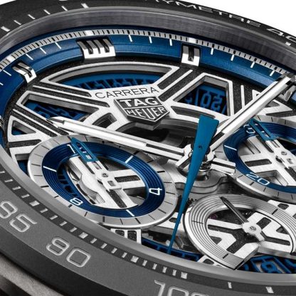 TAG Heuer Carrera Chronograph Extreme Sport 44mm Mens Watch Blue CBU2081.FT6274 - Image 3