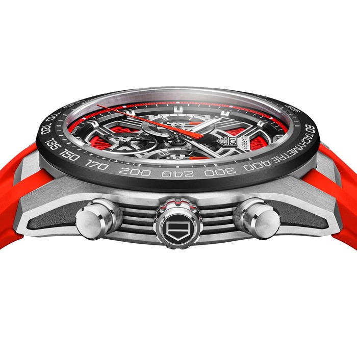 TAG Heuer Carrera Chronograph Extreme Sport 44mm Mens Watch Red CBU2082.FT6275 - Image 4