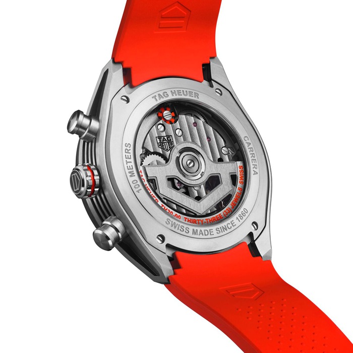 TAG Heuer Carrera Chronograph Extreme Sport 44mm Mens Watch Red CBU2082.FT6275 - Image 5