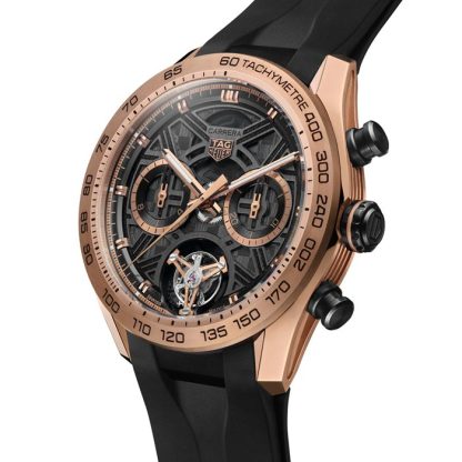 TAG Heuer Carrera Chronograph Tourbillon Extreme Sport 44mm Mens Watch 18k Gold & Titanium CBU5050.FT6273 - Image 2