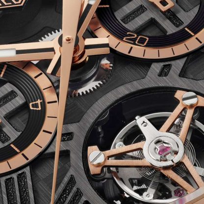 TAG Heuer Carrera Chronograph Tourbillon Extreme Sport 44mm Mens Watch 18k Gold & Titanium CBU5050.FT6273 - Image 3