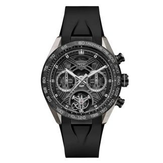 TAG Heuer Carrera Chronograph Tourbillon Extreme Sport 44mm Mens Watch Black CBU5080.FT6272