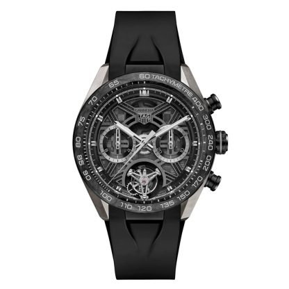 TAG Heuer Carrera Chronograph Tourbillon Extreme Sport 44mm Mens Watch Black CBU5080.FT6272