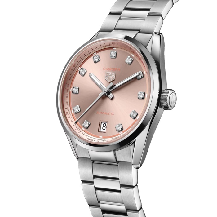 TAG Heuer Carrera Date 36mm Ladies Watch Diamond Dot WBN231D.BA0001 - Image 2