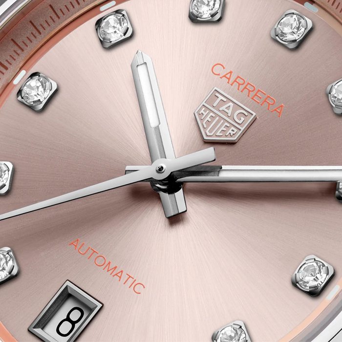 TAG Heuer Carrera Date 36mm Ladies Watch Diamond Dot WBN231D.BA0001 - Image 3