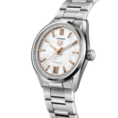 TAG Heuer Carrera Date 36mm Ladies Watch Mother Of Pearl WBN231C.BA0001 - Image 2