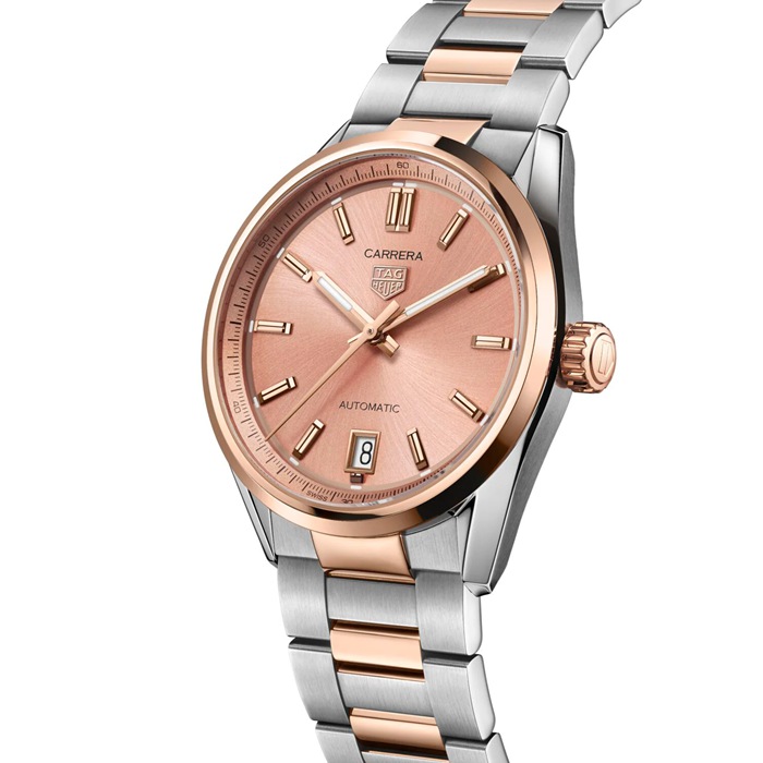 TAG Heuer Carrera Date 36mm Ladies Watch Rose Gold WBN2350.BD0000 - Image 2