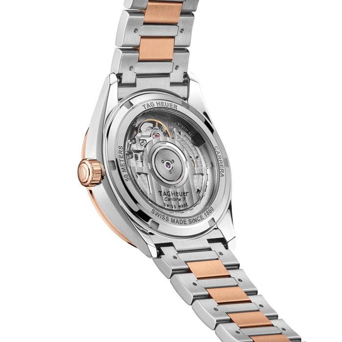 TAG Heuer Carrera Date 36mm Ladies Watch Rose Gold WBN2350.BD0000 - Image 5