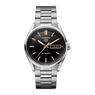 TAG Heuer Carrera Day-Date 41mm Mens Watch Black WDA2111.BA0043