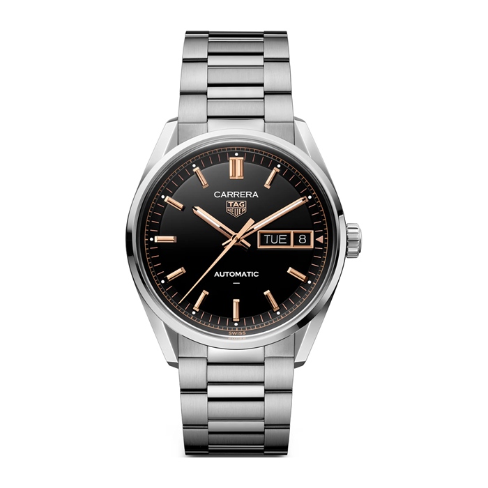 TAG Heuer Carrera Day-Date 41mm Mens Watch Black WDA2111.BA0043