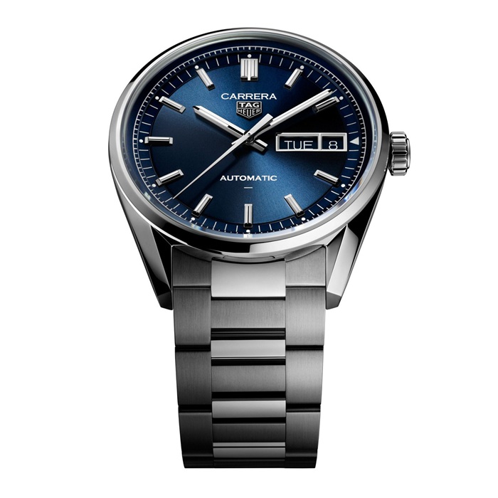TAG Heuer Carrera Day-Date 41mm Mens Watch Blue WDA2112.BA0043 - Image 4