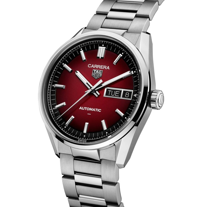 TAG Heuer Carrera Day-Date 41mm Mens Watch Red WDA2113.BA0043 - Image 2