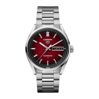 TAG Heuer Carrera Day-Date 41mm Mens Watch Red WDA2113.BA0043