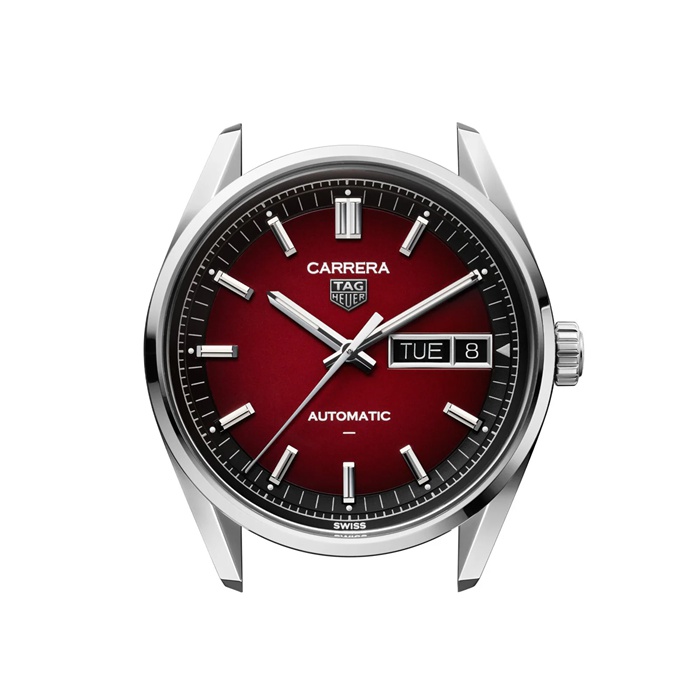 TAG Heuer Carrera Day-Date 41mm Mens Watch Red WDA2113.BA0043 - Image 5