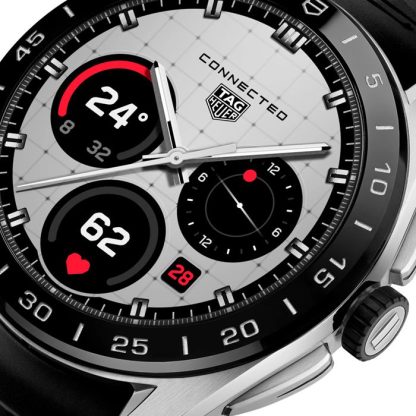 TAG Heuer Connected Calibre E5 45mm Mens Watch Black Rubber Strap SBT8A10.BT6292 - Image 5