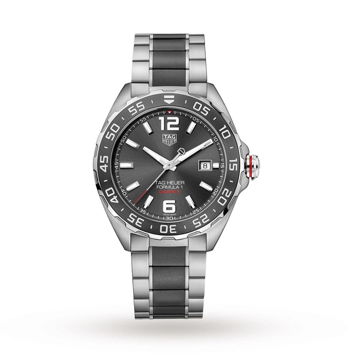 TAG Heuer Formula 1 Calibre 5 Automatic Date 43mm Mens Watch WAZ2011.BA0843