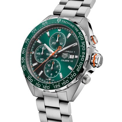 TAG Heuer Formula 1 Chronograph 44mm Mens Watch Green CAZ201H.BA0876 - Image 2