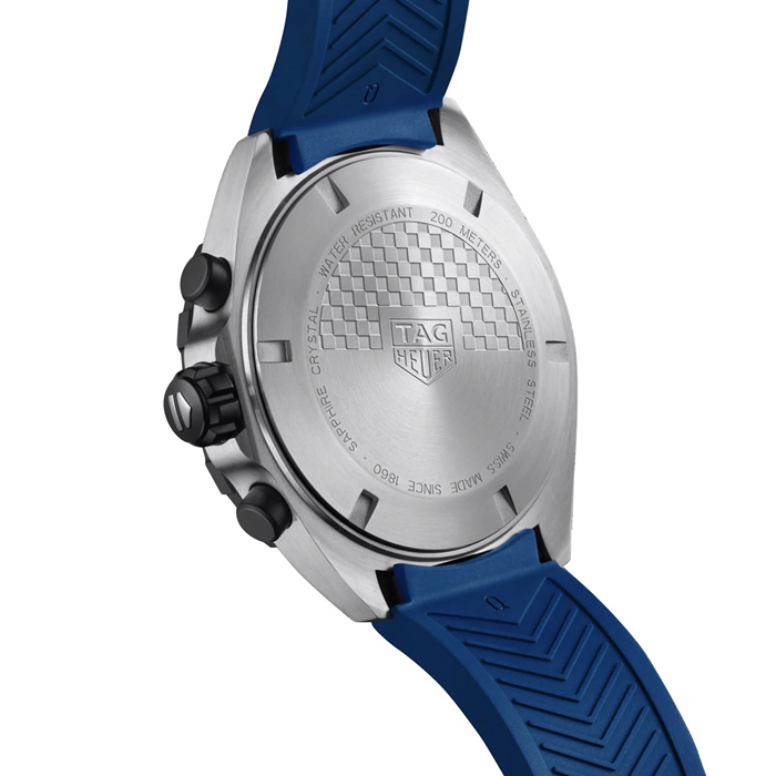 TAG Heuer Formula 1 Quartz Chronograph 200M 43mm Mens Watch Blue Rubber CAZ101AV.FT8077 - Image 4