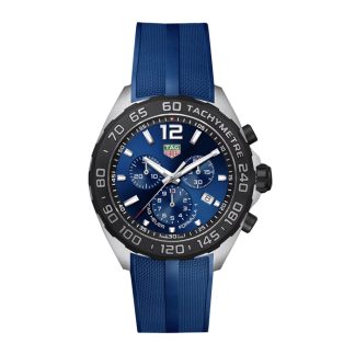 TAG Heuer Formula 1 Quartz Chronograph 200M 43mm Mens Watch Blue Rubber CAZ101AV.FT8077