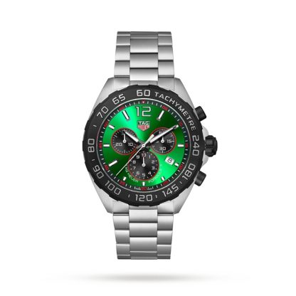 TAG Heuer Formula 1 Quartz Chronograph 200M 43mm Mens Watch Green CAZ101AP.BA0842