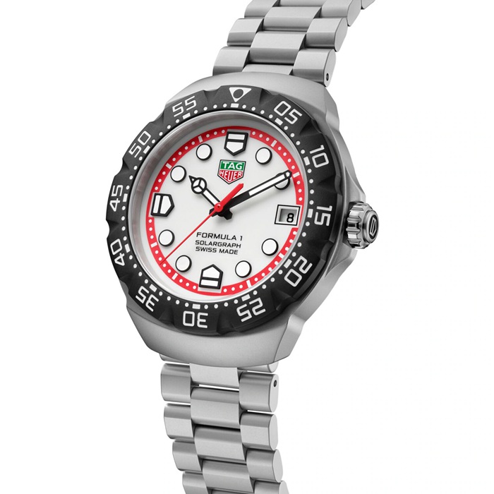 TAG Heuer Formula 1 Solargraph 38mm Mens Watch White WBY1111.BA0042 - Image 2