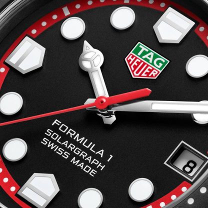 TAG Heuer Formula 1 Solargraph Limited Edition 38mm Mens Watch Black WBY1114.FT8084 - Image 3