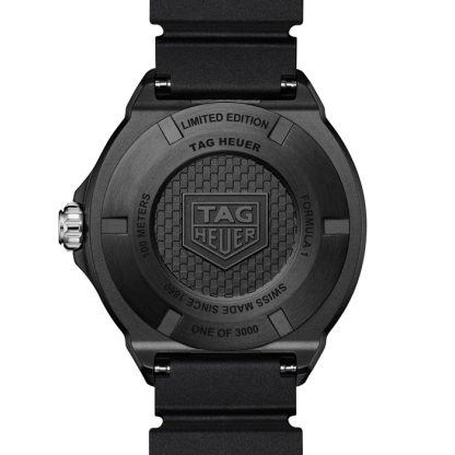 TAG Heuer Formula 1 Solargraph Limited Edition 38mm Mens Watch Black WBY1114.FT8084 - Image 5