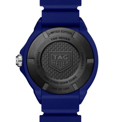 TAG Heuer Formula 1 Solargraph Limited Edition 38mm Mens Watch Blue WBY1162.FT8105 - Image 5
